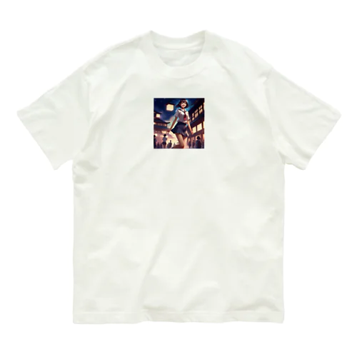 幻想的な美脚女性 Organic Cotton T-Shirt