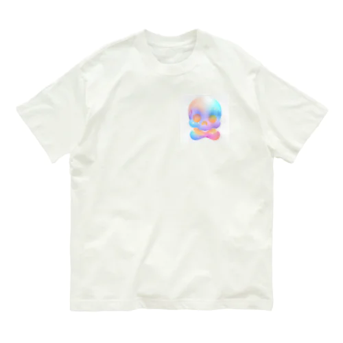 可愛いカラフルスカルグッズ Organic Cotton T-Shirt