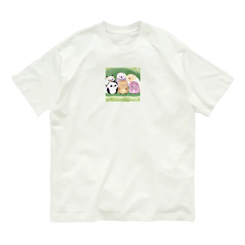 愛くるしいアニマルズ Organic Cotton T-Shirt