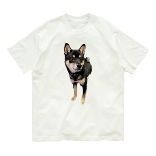 豆柴げんちゃん Organic Cotton T-Shirt