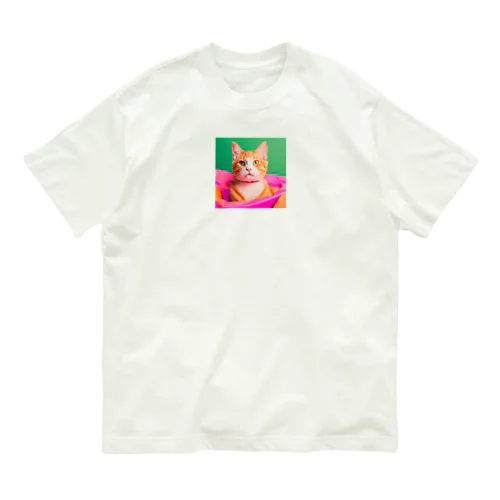 イケイケ猫ちゃん Organic Cotton T-Shirt