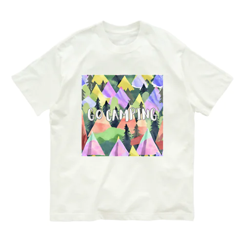 カラフルテントでGO CAMPING 2 オーガニックコットンTシャツ