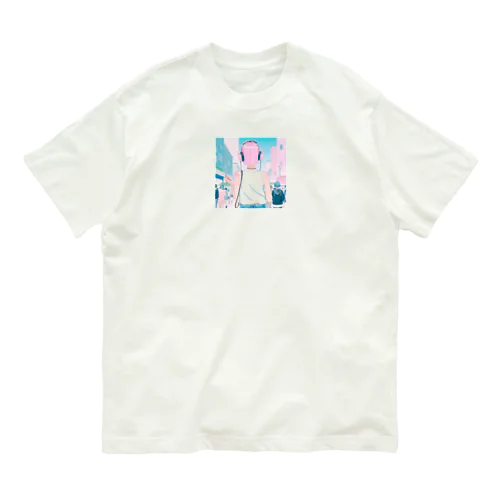 サニーピンクボブ Organic Cotton T-Shirt