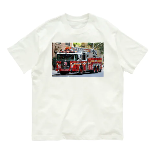 かっこいいはしご車 Organic Cotton T-Shirt