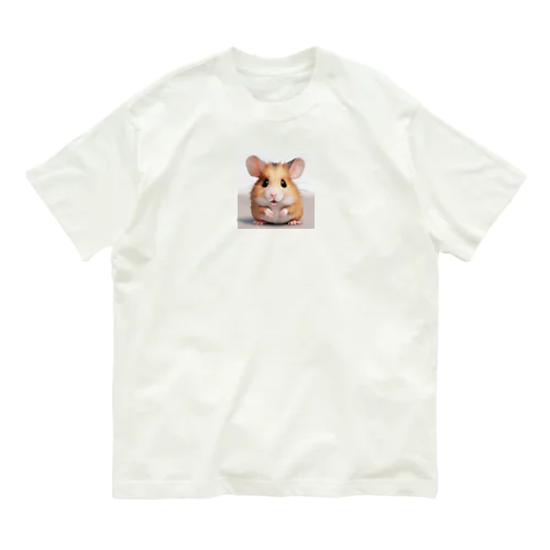 きゅんきゅんハムスター オーガニックコットンTシャツ