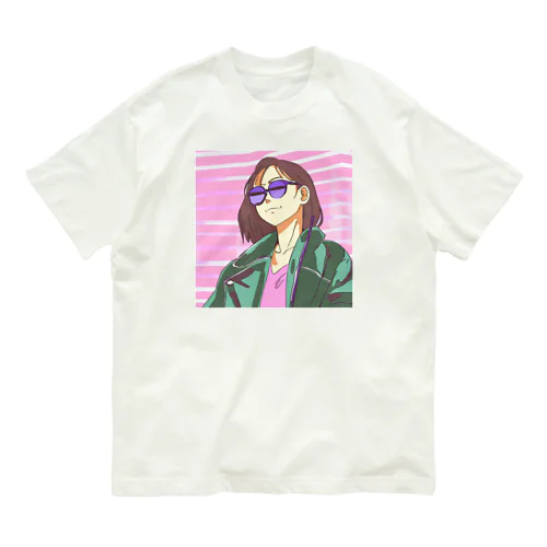 グラサン女子 Organic Cotton T-Shirt