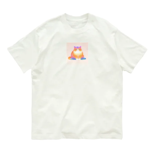 グラデーション猫 Organic Cotton T-Shirt