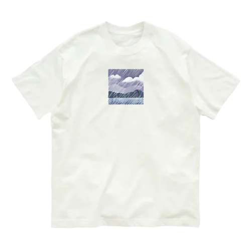 雨好きの方へ オーガニックコットンTシャツ