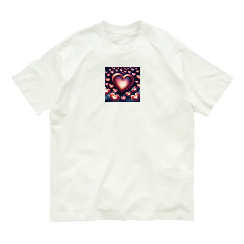 ハートがいっぱい③ Organic Cotton T-Shirt