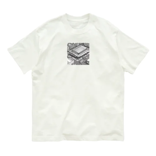 有名な観光スポットイメージ画像：シアトルのパイクプレイスマーケット（アメリカ、ワシントン州） Organic Cotton T-Shirt