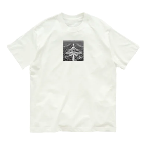 有名な観光スポットイメージ画像：メキシコシティのチャプルテペク公園（メキシコ） Organic Cotton T-Shirt