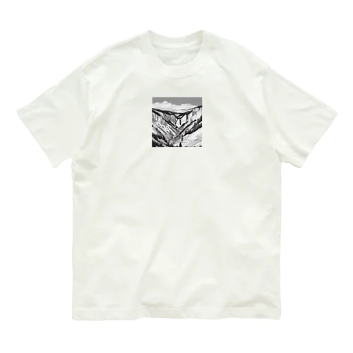 有名な観光スポットイメージ画像：イエローストーン国立公園（アメリカ、ワイオミング州） Organic Cotton T-Shirt