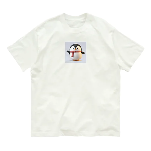 癒しペンギン オーガニックコットンTシャツ