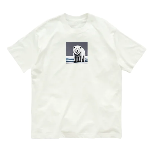 イラスト　しろくま Organic Cotton T-Shirt