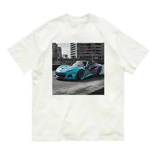 かっこいい車のグッズ オーガニックコットンTシャツ