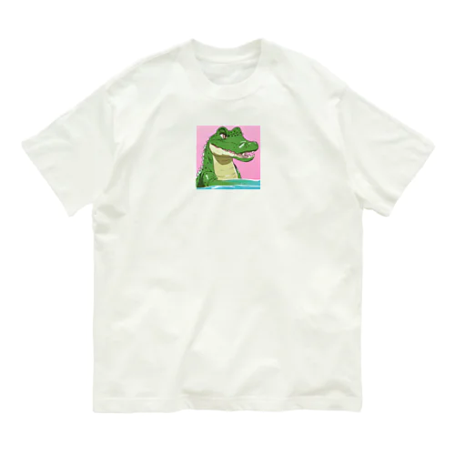 イケメン ワニくん Organic Cotton T-Shirt