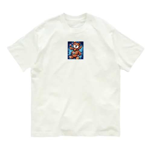 ヒップホップなクマさん Organic Cotton T-Shirt