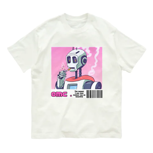 一服ロボットさん オーガニックコットンTシャツ