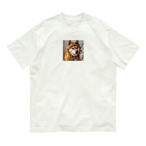 可愛い♡柴犬 オーガニックコットンTシャツ