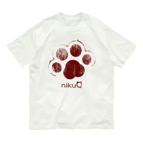 肉球をモチーフにしたオリジナルブランド「nikuQ」（猫タイプ）です オーガニックコットンTシャツ