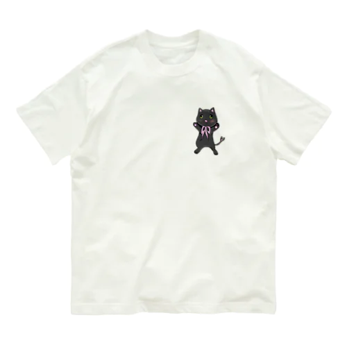 きゅーてぃにゃにゃ オーガニックコットンTシャツ