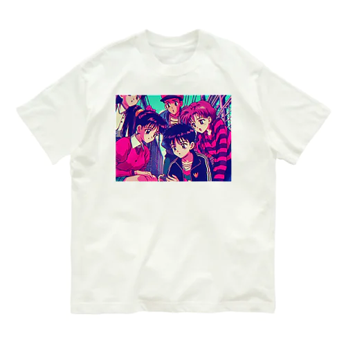 「バーチャルアベンジャー剛NEXT」| 90s J-Anime "Virtual Avenger Go 2" オーガニックコットンTシャツ