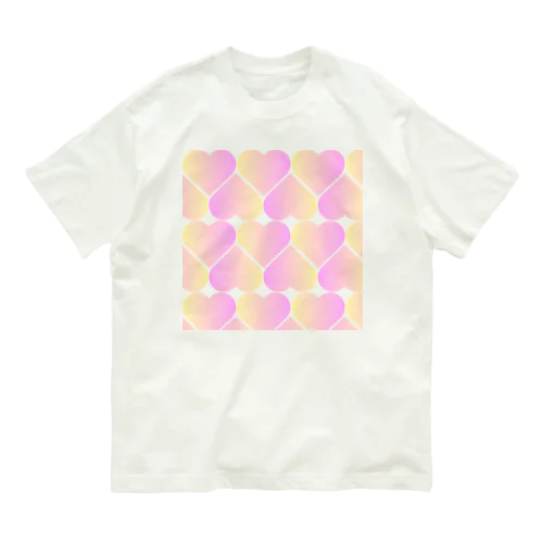 lots of hearts オーガニックコットンTシャツ