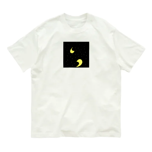 夜の月 オーガニックコットンTシャツ