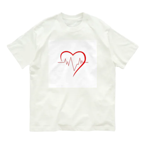 心拍数heart Organic Cotton T-Shirt