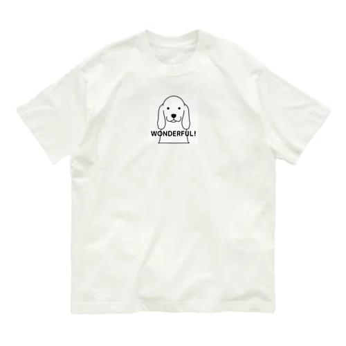 わんだふる Organic Cotton T-Shirt