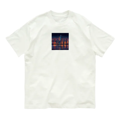 夜景 オーガニックコットンTシャツ