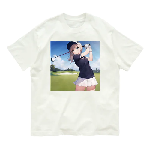 ゴルフ女子「えりりん」グッズ Organic Cotton T-Shirt