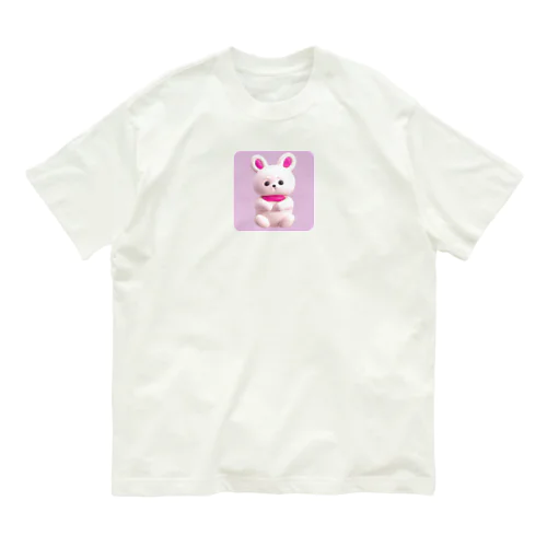 もちもちぱんだうさぎ オーガニックコットンTシャツ