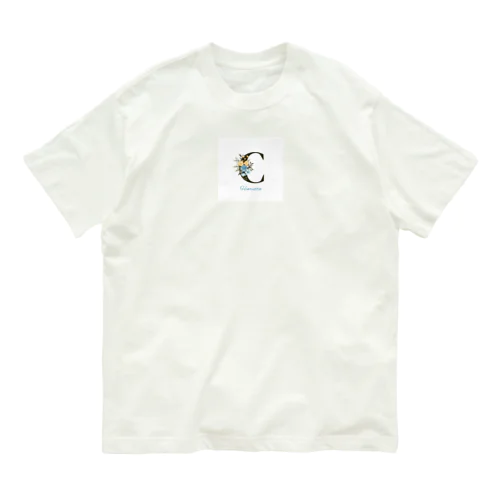 アルファベットシリーズ＜C＞ オーガニックコットンTシャツ