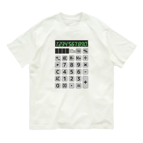 電卓 Calculator オーガニックコットンTシャツ
