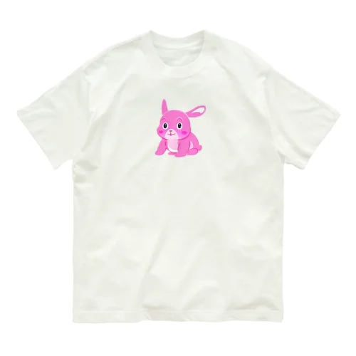 這い這いうさぎ オーガニックコットンTシャツ