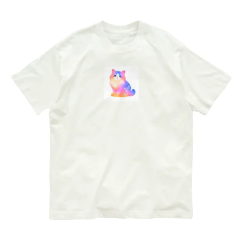 モフモフ猫のチュチュ Organic Cotton T-Shirt