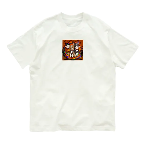 ハロウィン・パーティー★チワワたちの仮装競争 Organic Cotton T-Shirt