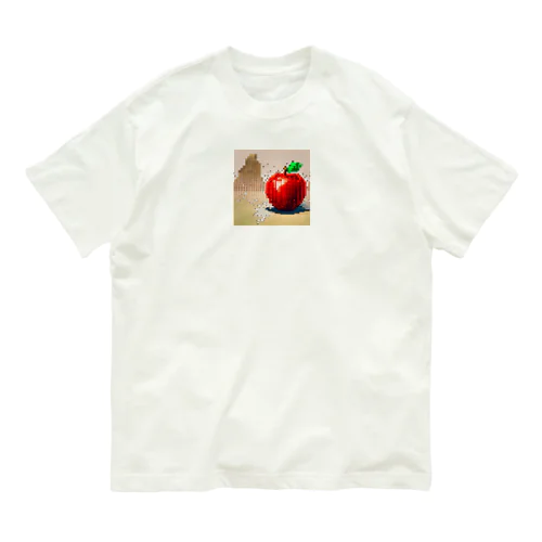 渇きを潤すリンゴ Organic Cotton T-Shirt