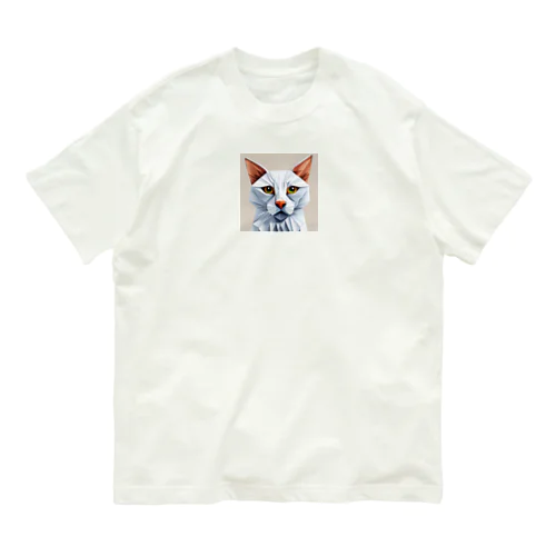 和の猫舞台 Organic Cotton T-Shirt
