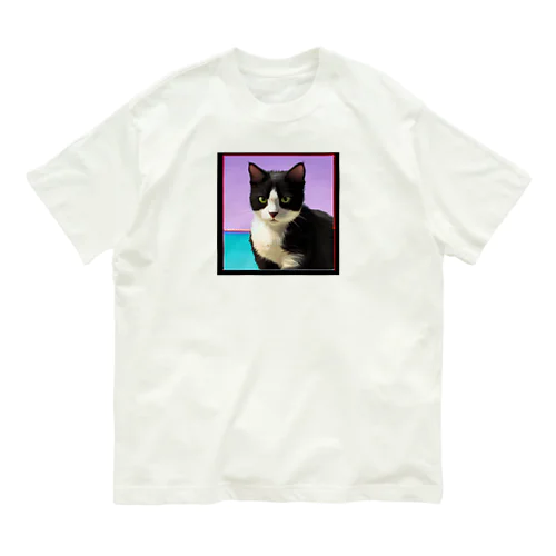 『JAPAN collections』【猫】 オーガニックコットンTシャツ