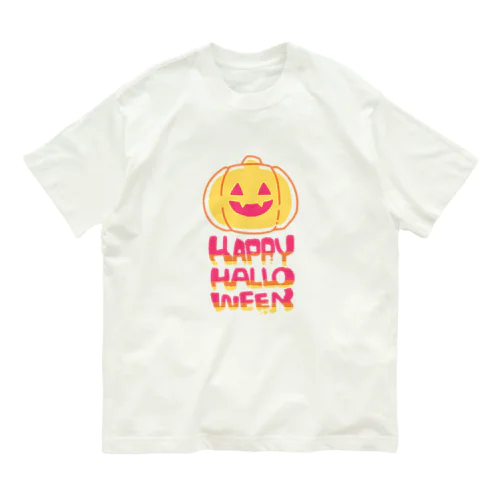 HAPPY HALLOWEEN 유기농 코튼 티셔츠