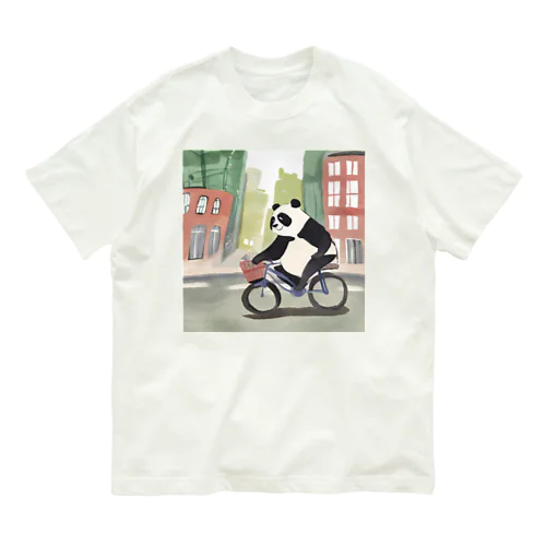 サイクリングパンダ Organic Cotton T-Shirt