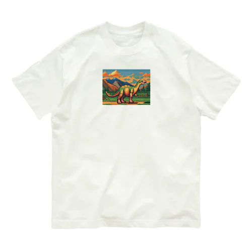 恐竜㉚ オーガニックコットンTシャツ