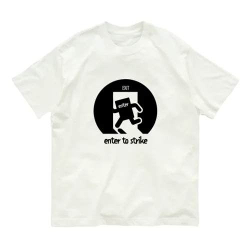 ENTER TO STRIKE オーガニックコットンTシャツ