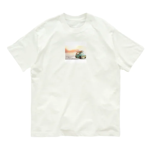 レトロなクラシックカー Organic Cotton T-Shirt