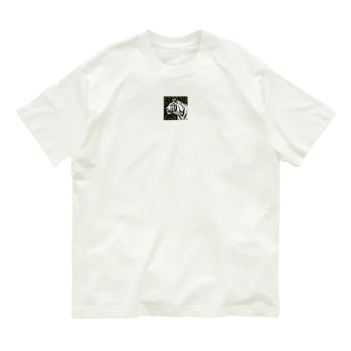 白いトラ Organic Cotton T-Shirt