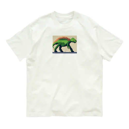 恐竜52　エウプロケルス オーガニックコットンTシャツ
