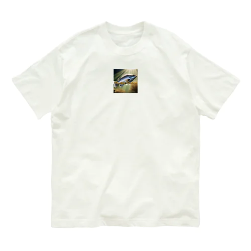 荒磯の王者　ヒラスズキ Organic Cotton T-Shirt