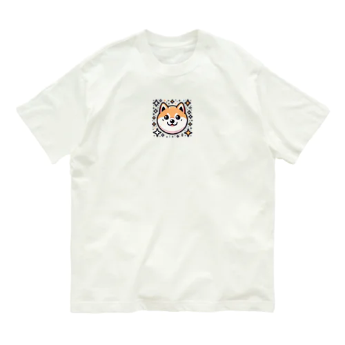 かわいい芝犬 Organic Cotton T-Shirt